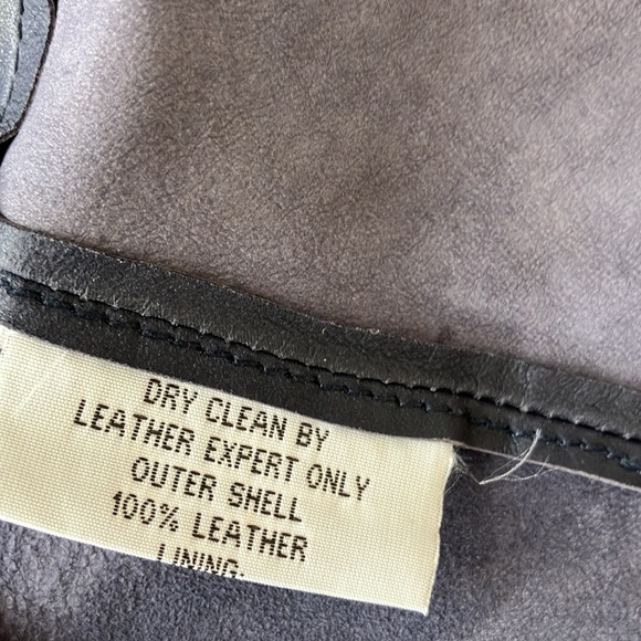 Bod Christensen Drape Collar Peplum Style Leather Jacket (Size 6) NWT - Picture 9 of 16